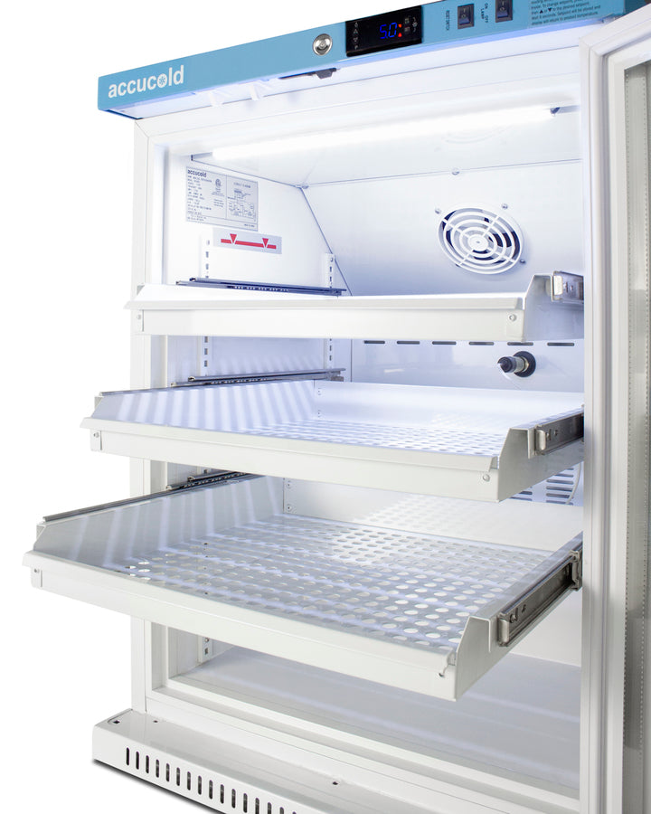 Accucold 6 Cu.Ft. ADA Height Vaccine Refrigerator with Removable Drawers