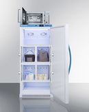 Accucold 8 cu.ft. MOMCUBE Breast Milk Refrigerator with Interior Lockers and Microwave Combination