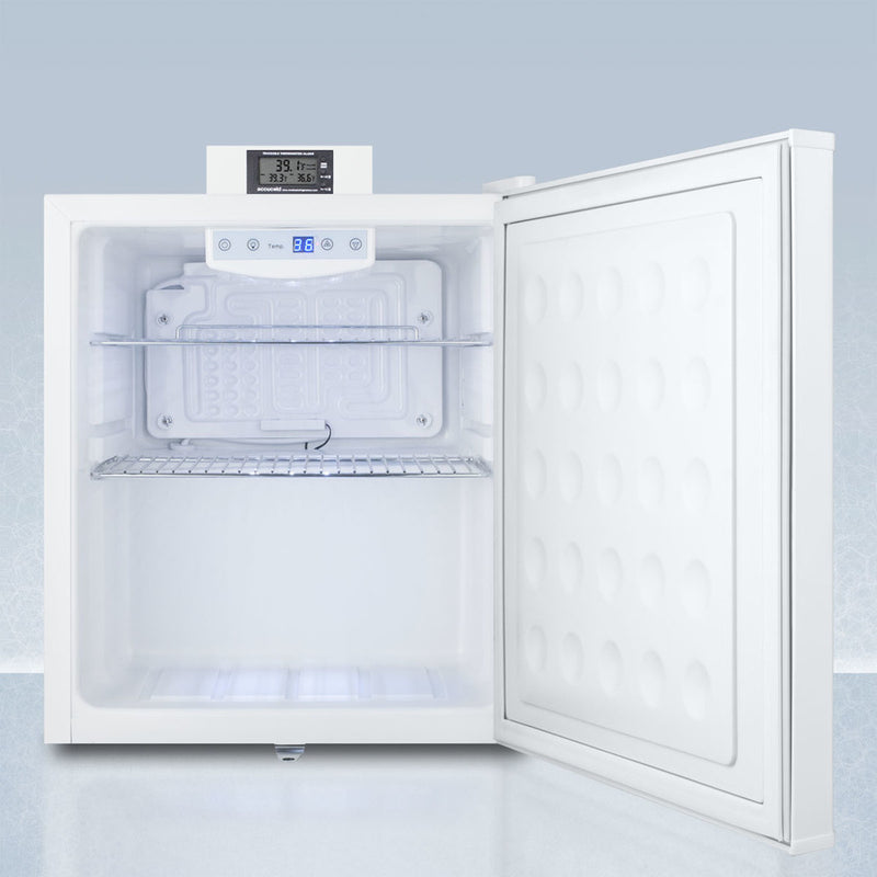 Accucold Compact Nutrition Center All-Refrigerator in White with Front Lock