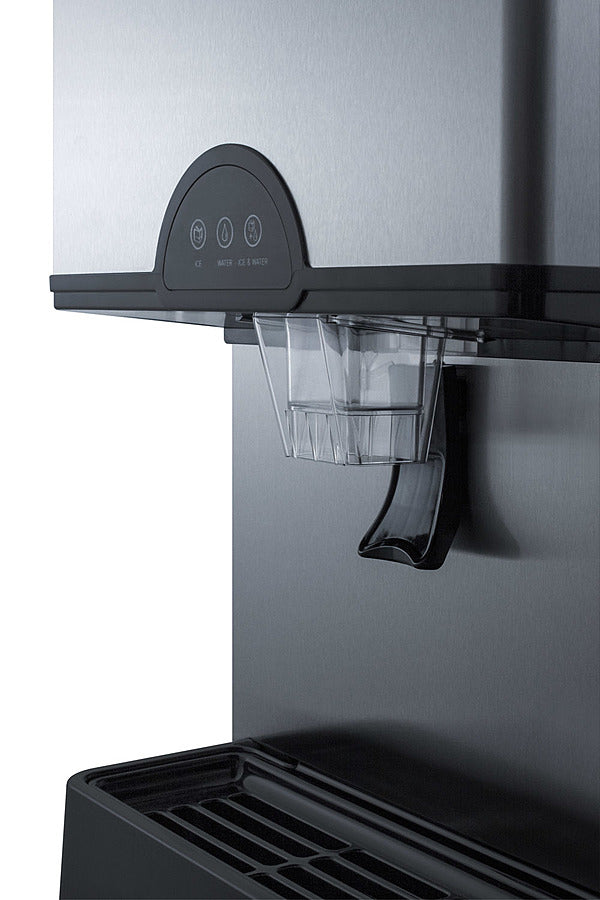 Accucold Ice & Water Dispenser in Stainless Steel with or w/o Filter