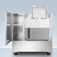 Accucold Stainless Steel Cart with Portable Refrigerator/Freezer