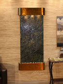 ADAGIO Inspiration Falls Round Rustic Copper Green Marble