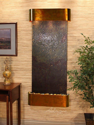 ADAGIO Inspiration Falls Round Rustic Copper Multi Color Featherstone-