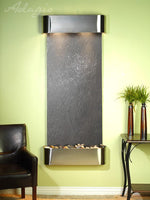 ADAGIO Inspiration Falls Round Stainless Steel Black Featherstone
