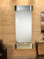 ADAGIO Inspiration Falls Round Stainless Steel Silver Mirror 