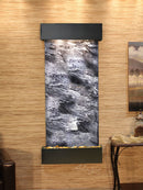 Adagio Inspiration Falls Square Blackened Copper Black Spider Marble