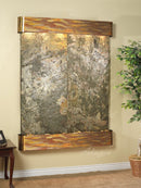 Adagio Majestic River Round Rustic Copper Green Natural Slate