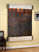 Adagio Majestic River Round Stainless Steel Multi Color Natural Slate