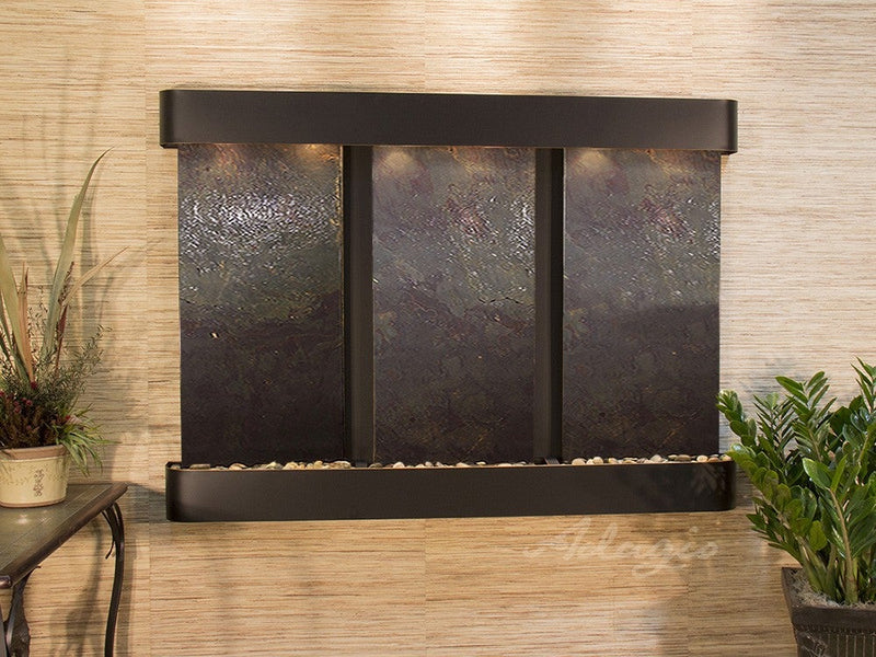 Adagio Olympus Falls Round Blackened Copper Multi-Color Featherstone