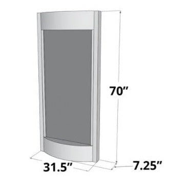 ADAGIO Pacifica Waters Stainless Steel Silver Mirror