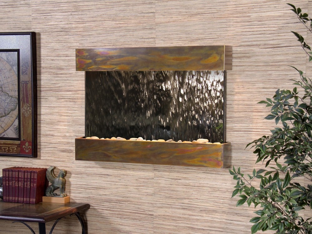 Adagio Reflection Creek Rustic Copper Silver Mirror 