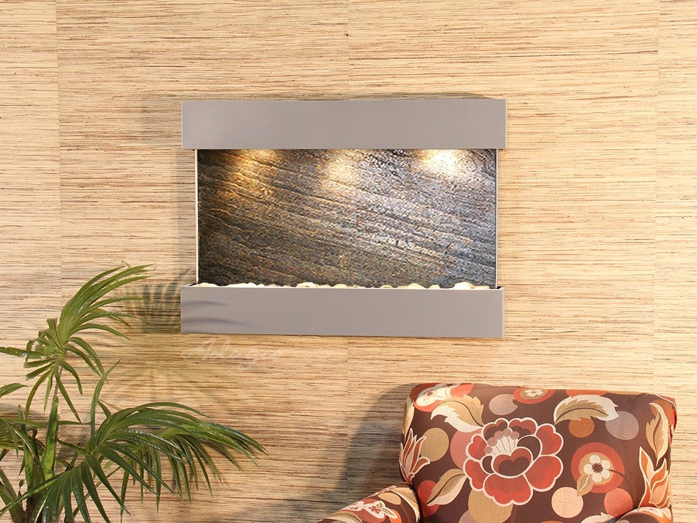 Adagio Reflection Creek Silver Metallic Green Featherstone 