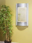 Adagio Serene Waters Silver Metallic Silver Mirror