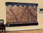 Adagio Solitude River Round Blackened Copper Brown Marble 