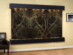 Adagio Solitude River Square Blackened Copper Green Marble