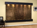 Adagio Solitude River Square Blackened Copper Multi Color Natural Slate