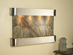 Adagio Sunrise Springs Round Stainless Steel Brown Marble