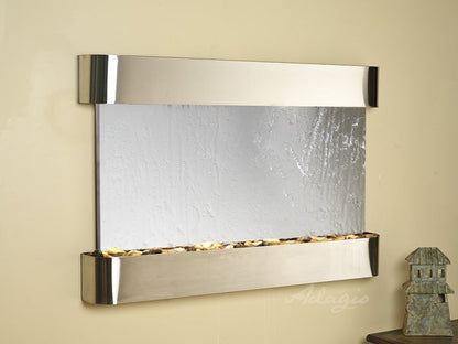 Adagio Sunrise Springs Round Stainless Steel Silver Mirro