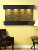 Adagio Sunrise Springs Square Blackened Copper Green Natural Slate