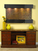 Adagio Sunrise Springs Square Blackened Copper Multi Color Natural Slate 