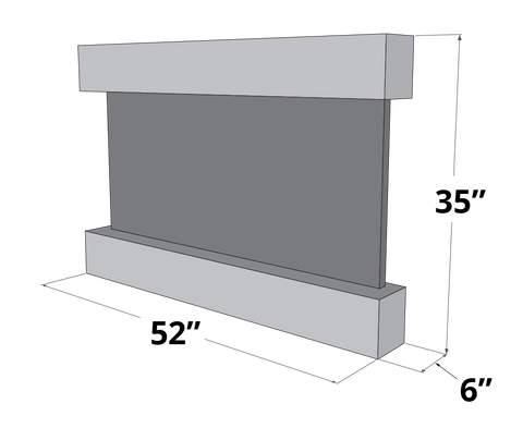 Adagio Sunrise Springs Square Rustic Copper Multi Color Natural Slate 