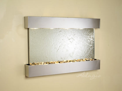 Adagio Sunrise Springs Square Stainless Steel Silver Mirror 
