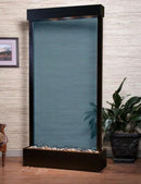 ADAGIO Tranquil River Center Mount Blackened Copper Blue Glass