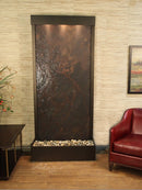 ADAGIO Tranquil River Flush Mount Antique Bronze Multi Color Featherstone 