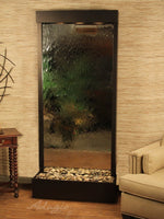 ADAGIO Tranquil River Flush Mount Antique Bronze Silver Mirror