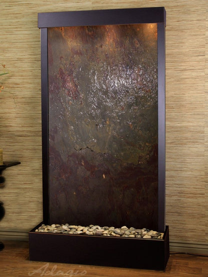 ADAGIO Tranquil River Flush Mount Blackened Copper Multi Color Featherstone
