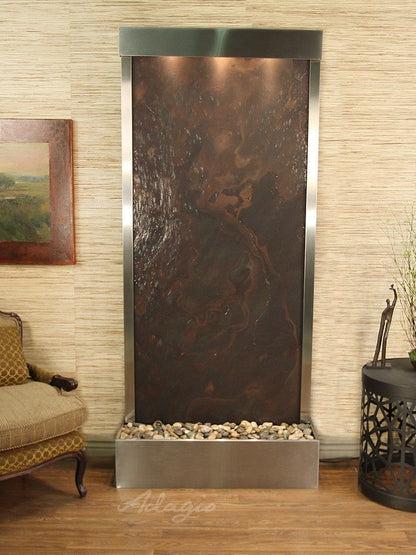 ADAGIO Tranquil River Flush Mount Stainless Steel Multi Color Featherstone 