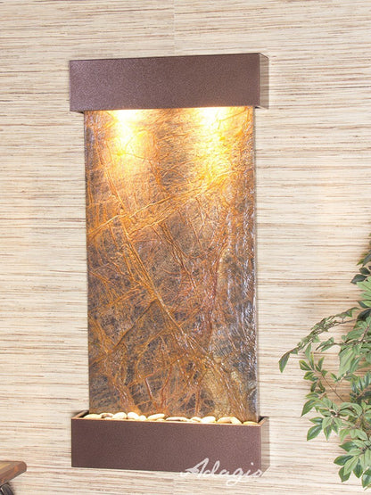 Adagio Whispering Creek Copper Vein Brown Marble - WCS5006