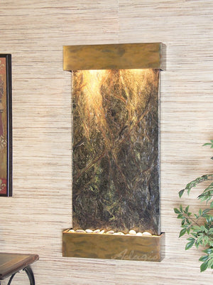 Adagio Whispering Creek Rustic Copper Green Marble 