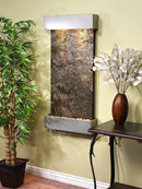 Adagio Whispering Creek Silver Metallic Green Natural Slate 