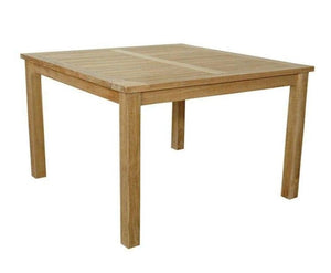 Anderson Teak 47" Windsor Square Small Slat Dining Table - TB-047SS