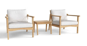 Anderson Teak Amalfi Relax 3-Piece Deep Seating Collection - Set-3025