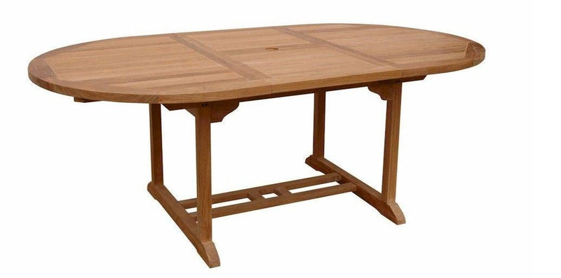 Anderson Teak Bahama 71" Oval Extension Table Extra Thick Wood  - TBX-071VT