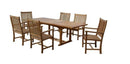 Anderson Teak Bahama Wilshire Armchair 9-Piece Extension Dining Set - Set-112A