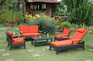 Anderson Teak Bellagio 6-Piece Deep Seating Set - SR-016DS