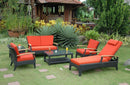 Anderson Teak Bellagio 6-Piece Deep Seating Set - SR-016DS