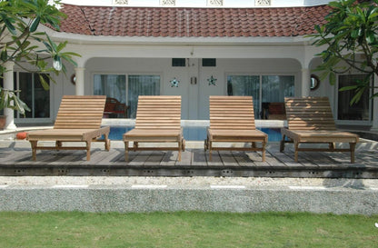 Anderson Teak Capri Sun Lounger Adjusted Back & Side Tray - SL-071