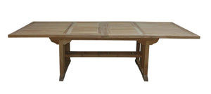 Anderson Teak Sahara 106" Rectangular Double Ext. Table  - TBX-106RD
