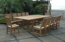 Anderson Teak Sahara Rialto 13-Piece Rectangular Dining Set - Set-08