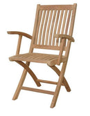 Anderson Teak Tropico Folding Armchair (Sold as a Pair) - CHF-105