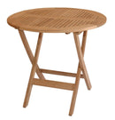 Anderson Teak Windsor 31" Round Picnic Folding Table - TBF-031R