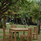 Anderson Teak Windsor Classic Side Chair 5-Pieces Dining Table Set - Set-101B