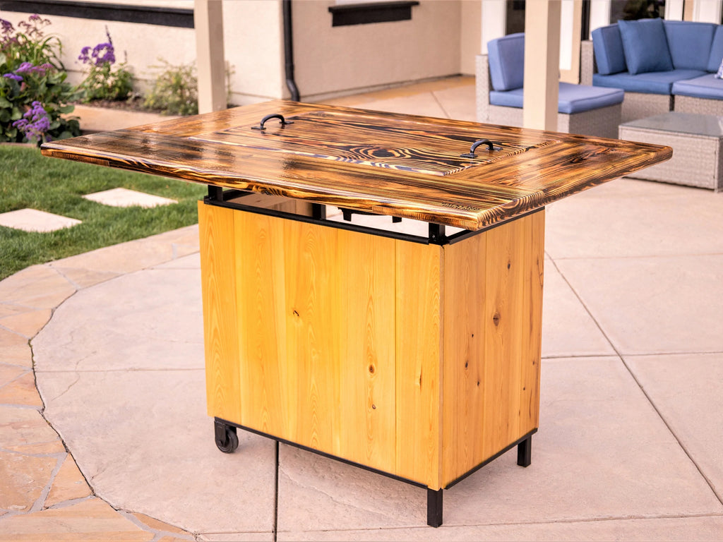 Backyard Hibachi Grill Torched Cypress BY BHPOGTC