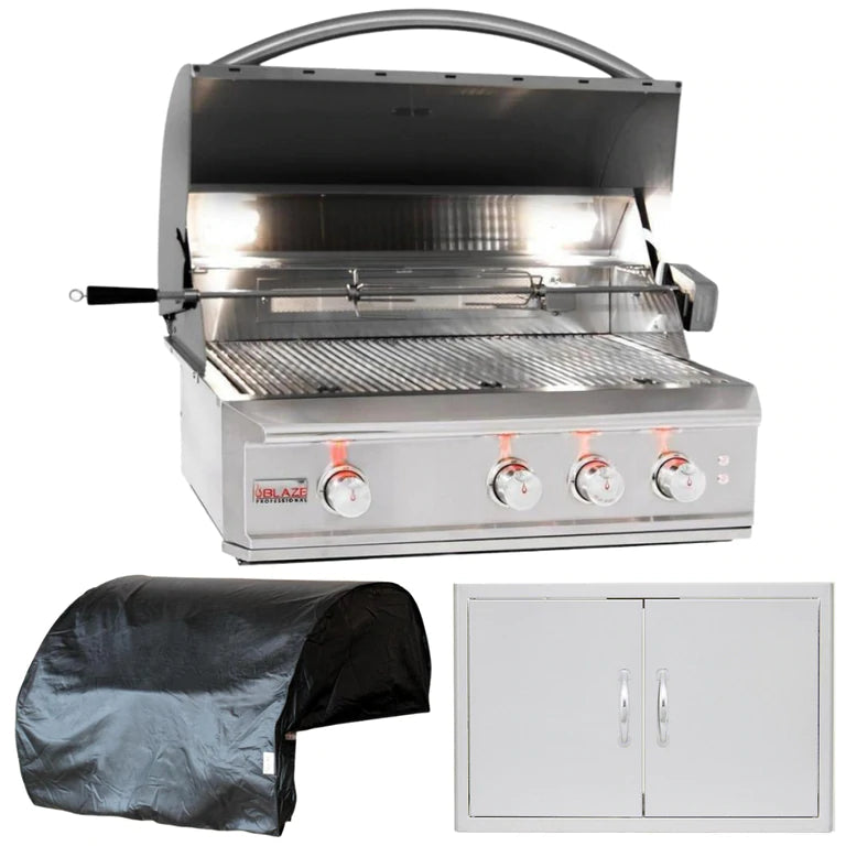 Blaze Professional 34 in. Grill 3 Piece Package