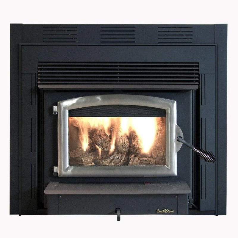 Buck Stove Model 74ZC Zero Clearance Non-Catalytic Wood Burning Stove with Door - BSC-FPZC74
