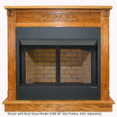 Buck Stove Standard Dark Oak Mantel for Gas Stoves and Fireboxes - PA KDM